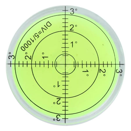 PrecisionPro 60MM PMMA Bubble Level – Accurate Surface Measurement Tool for Perfect Alignment