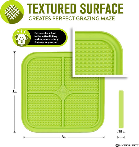 IQ Treat Lick Mat for Dogs, Dog Slow Feeder & Cat Lick Mats | Great Alternative to Slow Feeder Dog Bowls & Cat Slow Feeders | Perfect Dog Licking Mat, Cat Puzzle Feeder & Dog Enrichment Toys