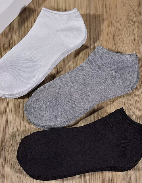 Load image into Gallery viewer, 5 Pairs of Women'S/Men'S Boat Socks Invisible Low Cut anti Slip Summer No Show Ankle Socks Solid Color Casual Breathable
