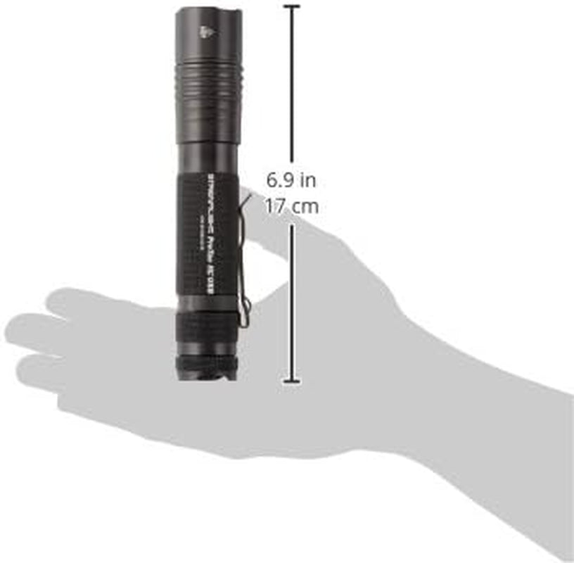 Streamlight 88052 Protac HL USB 1000-Lumen Multi-Fuel USB Rechargeable Professional Tactical Flashlight with USB Cable, and Holster, Black, Box