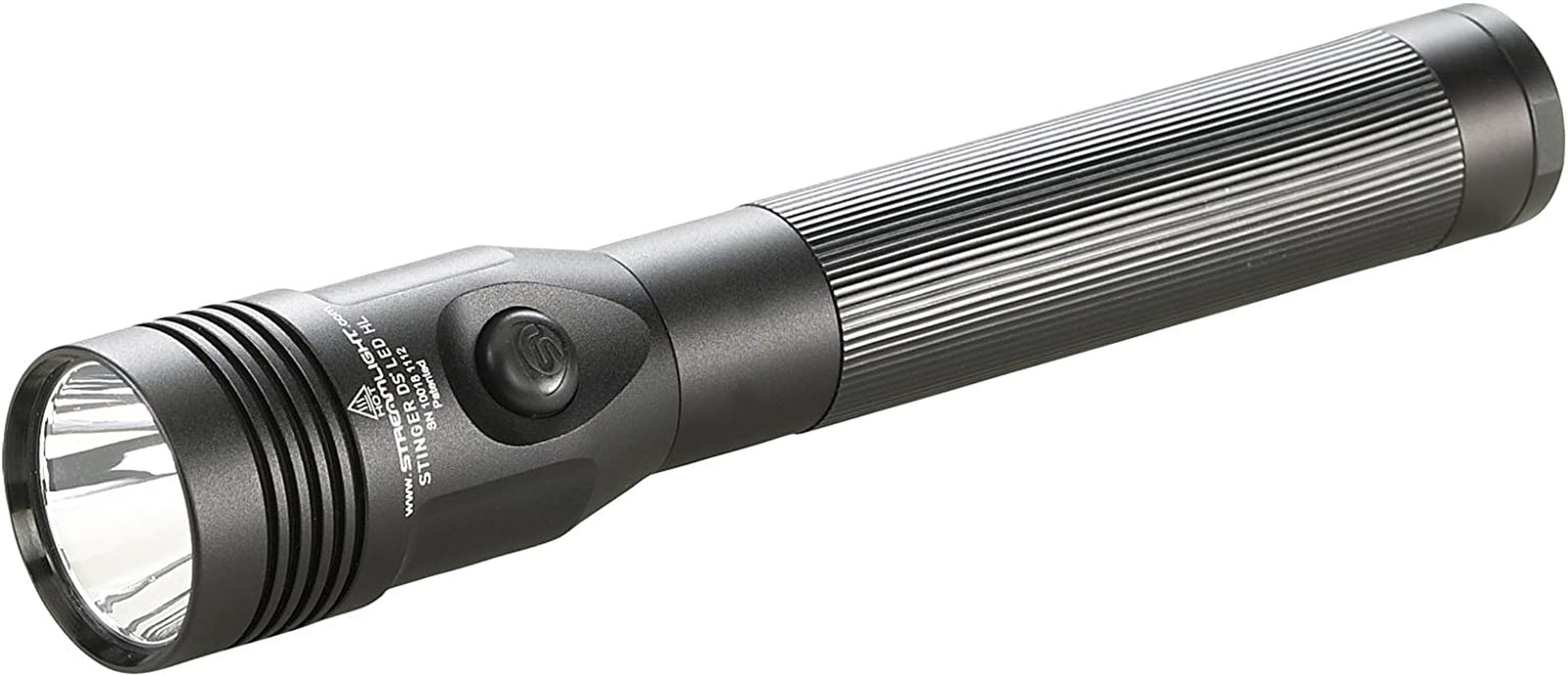 Streamlight 75458 Stinger DS LED HL 800-Lumen Rechargeable Dual Switch Flashlight with 120-Volt Ac/12-Volt DC Smart Charge Piggyback Charger (Nimh), Black