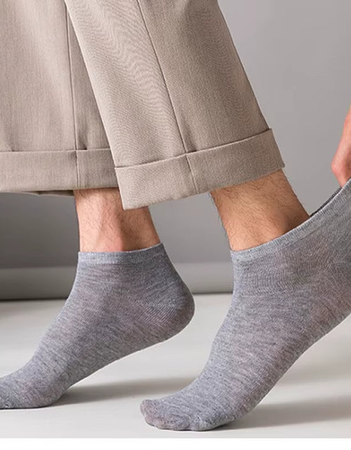Load image into Gallery viewer, 5 Pairs of Women'S/Men'S Boat Socks Invisible Low Cut anti Slip Summer No Show Ankle Socks Solid Color Casual Breathable
