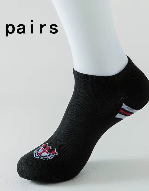 Load image into Gallery viewer, 5 Pairs of Women'S/Men'S Boat Socks Invisible Low Cut anti Slip Summer No Show Ankle Socks Solid Color Casual Breathable
