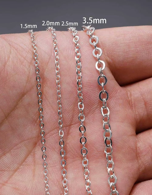 Load image into Gallery viewer, 5 M/Lot Gold/Bronze Plated Necklace Chain for Jewelry Making Findings DIY Necklace Chains Materials Handmade Supplies
