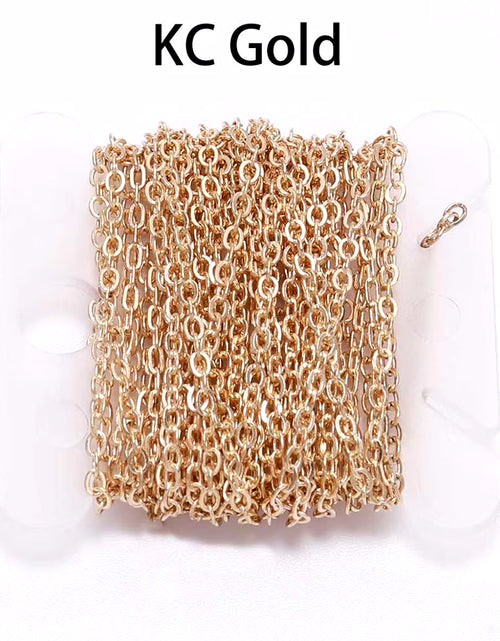 Load image into Gallery viewer, 5 M/Lot Gold/Bronze Plated Necklace Chain for Jewelry Making Findings DIY Necklace Chains Materials Handmade Supplies
