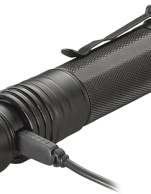 Load image into Gallery viewer, Streamlight 88052 Protac HL USB 1000-Lumen Multi-Fuel USB Rechargeable Professional Tactical Flashlight with USB Cable, and Holster, Black, Box
