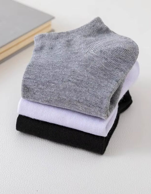 Load image into Gallery viewer, 5 Pairs of Women'S/Men'S Boat Socks Invisible Low Cut anti Slip Summer No Show Ankle Socks Solid Color Casual Breathable
